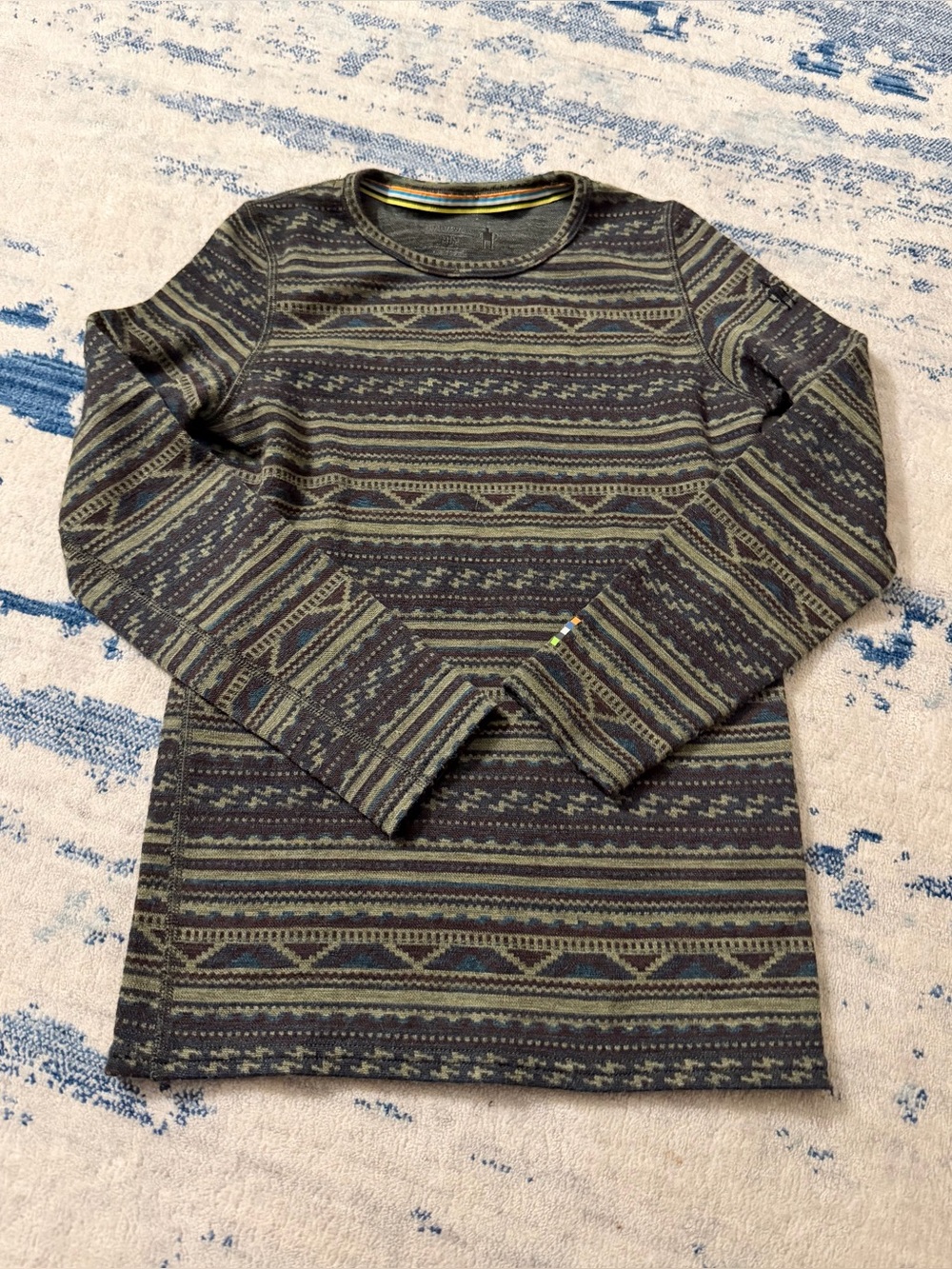 SMARTWOOL KIDS' CLASSIC THERMAL MERINO BASE LAYER CREW Medium